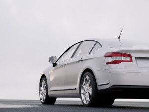 citroen c5 saloon 2011 Model 3D