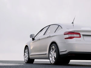 citroen c5 saloon 2011 3D Model
