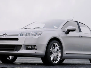 citroen c5 saloon 2011 3D Model