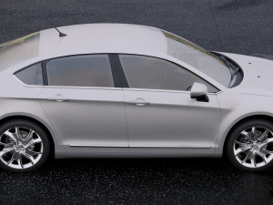 citroen c5 saloon 2011 Model 3D