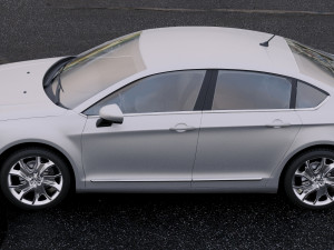 citroen c5 saloon 2011 Model 3D