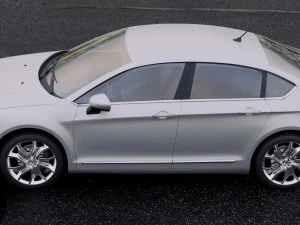 citroen c5 saloon 2011 3D Model