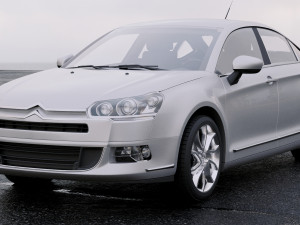 citroen c5 saloon 2011 Model 3D