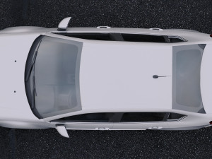 citroen c5 saloon 2011 Model 3D