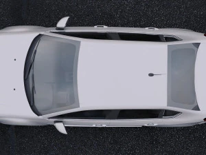 citroen c5 saloon 2011 3D Model