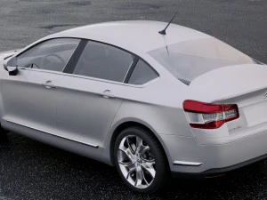 citroen c5 saloon 2011 3D Model