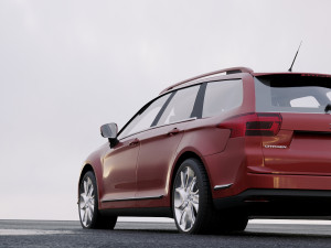 citroen c5 tourer 2011 3D-Modell