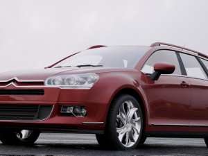 citroen c5 tourer 2011 3D-Modell
