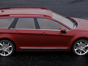 citroen c5 tourer 2011 3D-Modell