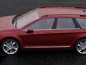 citroen c5 tourer 2011 3D-Modell