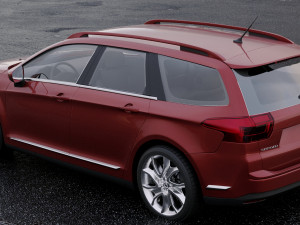 citroen c5 tourer 2011 3D-Modell