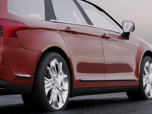 citroen c5 tourer 2011 3D-Modell