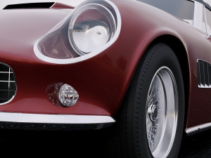 ferrari 250 gt california swb spyder 1958 3D Модель