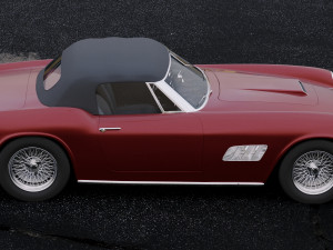 ferrari 250 gt california swb spyder 1958 3D Модель