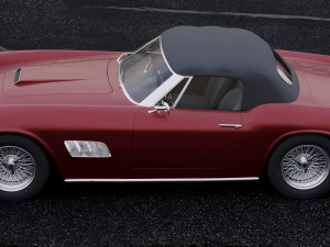 ferrari 250 gt california swb spyder 1958 3D Модель