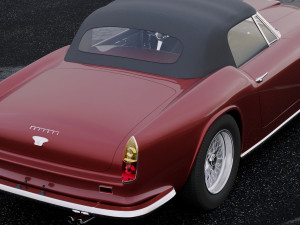 ferrari 250 gt california swb spyder 1958 3D Модель