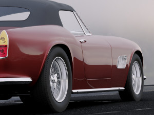 ferrari 250 gt california swb spyder 1958 3D Модель