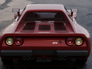 ferrari 288 gto 1984 3D 模型