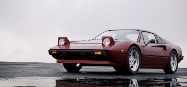 ferrari 308 gtb gts 1975 3D Model .c4d .max .obj .3ds .fbx .stl .blend 