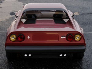 ferrari 308 gtb gts 1975 3D Model