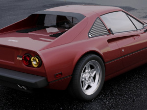 ferrari 308 gtb gts 1975 3D Model