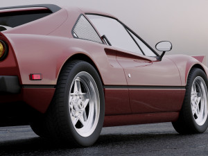 ferrari 308 gtb gts 1975 3D Model