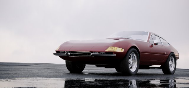 ferrari 365 daytona gtb4 1968 3D Model .c4d .max .obj .3ds .fbx .stl .blend 