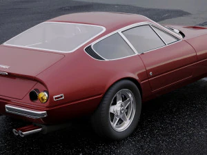 ferrari 365 daytona gtb4 1968 3D Model