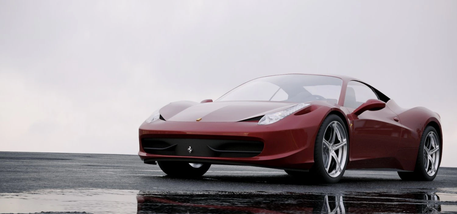 ferrari 458 italia 2011 3D Model .c4d .max .obj .3ds .fbx .stl .blend 