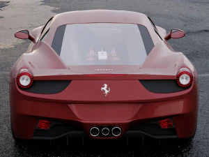 ferrari 458 italia 2011 3D Model