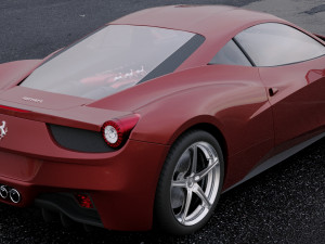 ferrari 458 italia 2011 3Dモデル