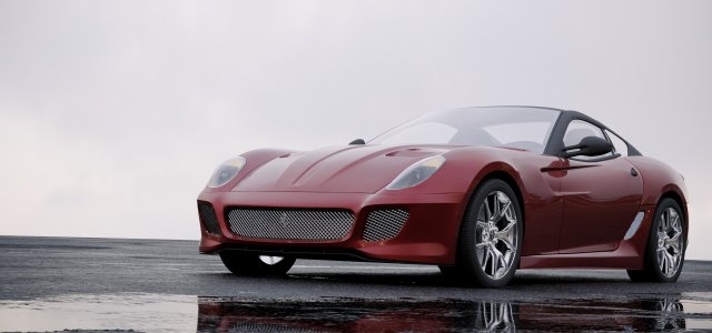 ferrari 599 gto 2011 3D 模型 .c4d .max .obj .3ds .fbx .stl .blend 