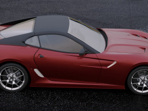 ferrari 599 gto 2011 3D 模型