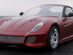 ferrari 599 gto 2011 3D 模型