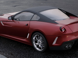 ferrari 599 gto 2011 3D 模型