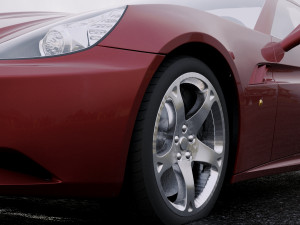 ferrari california 2009 Modelo 3D