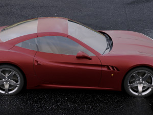 ferrari california 2009 Modelo 3D