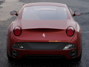 ferrari california 2009 Modelo 3D