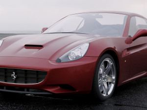ferrari california 2009 Modelo 3D