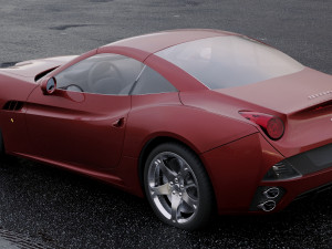 ferrari california 2009 Modelo 3D