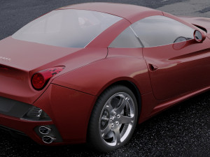 ferrari california 2009 Modelo 3D