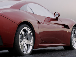 ferrari california 2009 Modelo 3D
