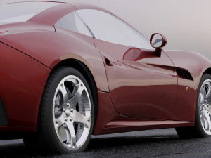 ferrari california 2009 3D Model