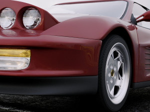 Ferrari testarossa 1986 3D Model