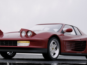 Ferrari testarossa 1986 3D Model