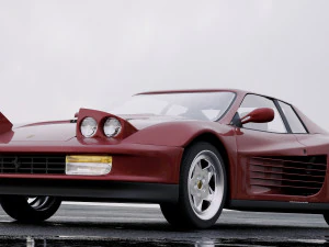 Ferrari testarossa 1986 3D Model
