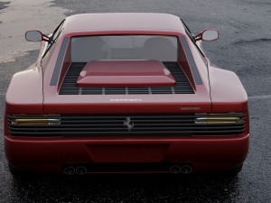 Ferrari testarossa 1986 3D Model