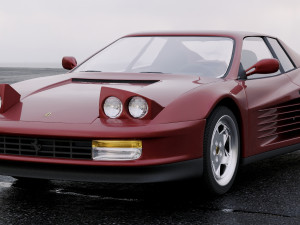 Ferrari testarossa 1986 3D Model