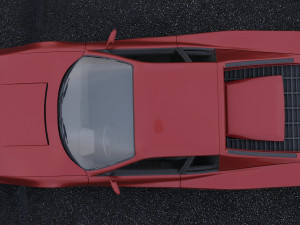 Ferrari testarossa 1986 3D Model