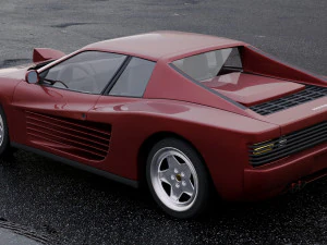 Ferrari testarossa 1986 3D Model